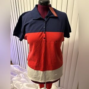 IZOD Pant set: Blue, Red and White.